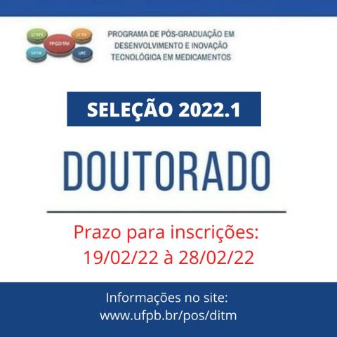 Relação provisória dos candidatos inscritos na Seleção 2022-1